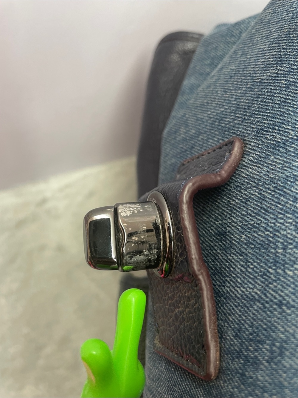 Coach Denim Turnlock Rucksack - Picture 11 of 15